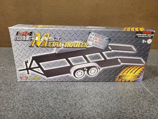 Motor Max Collectors Edition Diecast Metal Car Trailer 1:24 No.76001