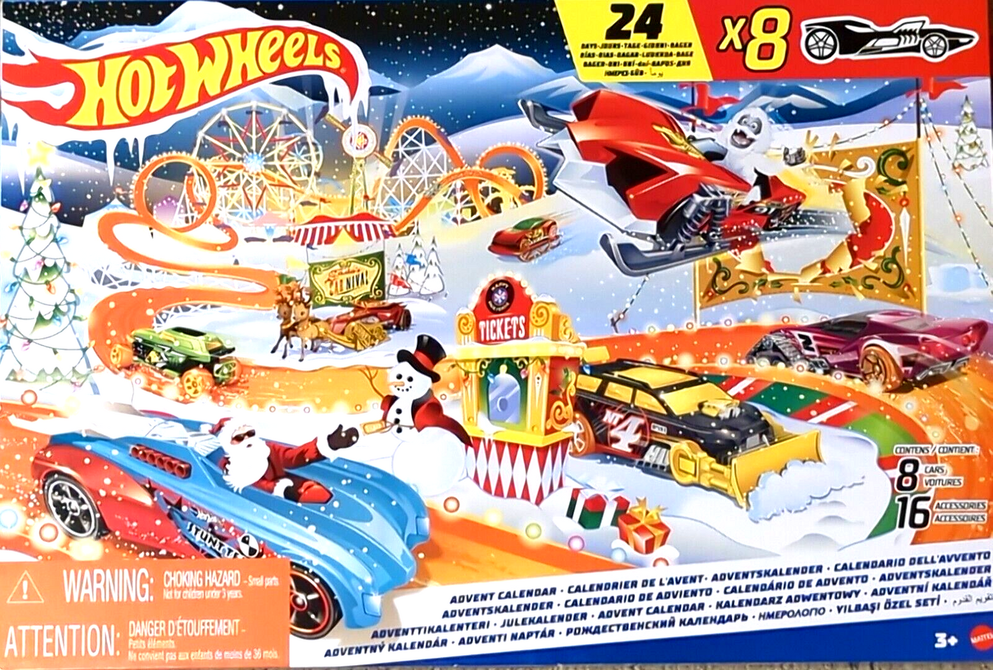 Hot Wheels Advent Calendar 2022 [New Toy] Calendar, Toy Car