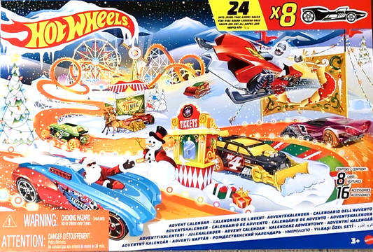 Calendario de Adviento Hot Wheels 2022 [Juguete nuevo] Calendario, Coche de juguete