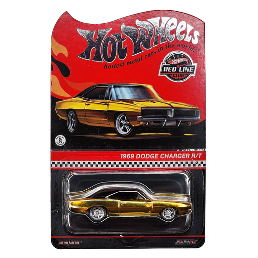 HOT WHEELS 1969 Dodge Charger R/T RLC Exclusive Red Line Club
