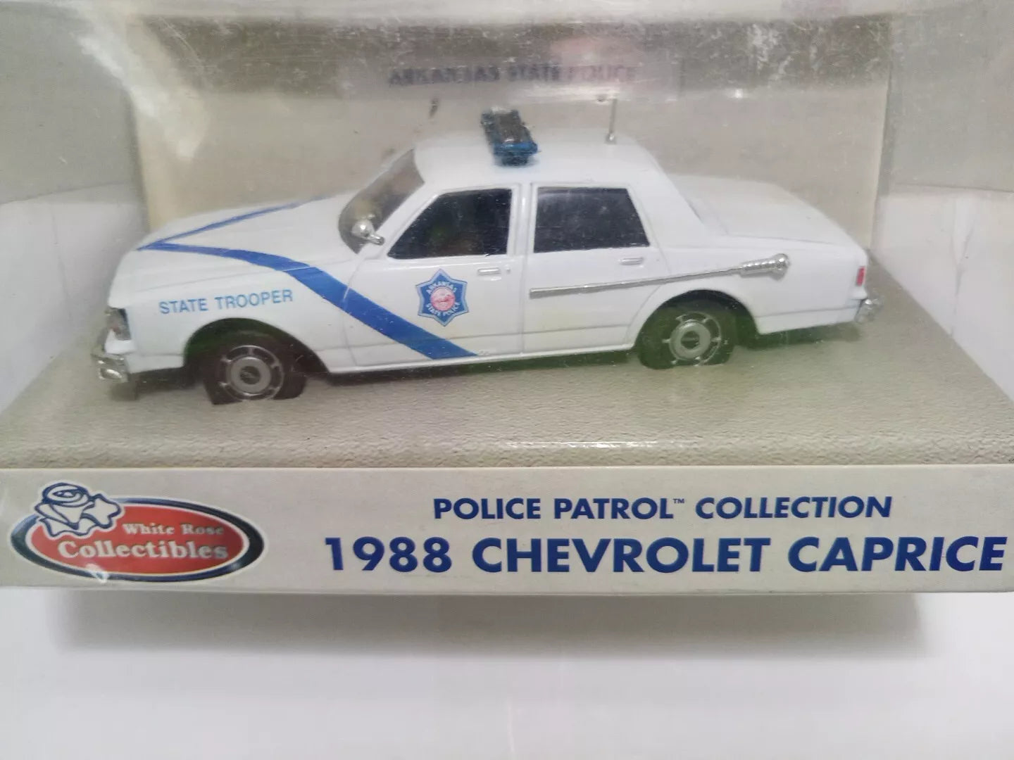 White Rose Police Patrol Car Collection 1988 Chevrolet Caprice Sealed arkansas Trooper 1/43 S