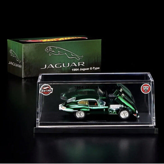 1964 Jaguar E-Type Verde Sellado 2023 Hot Wheels RLC Exclusivo Diecast 1:64