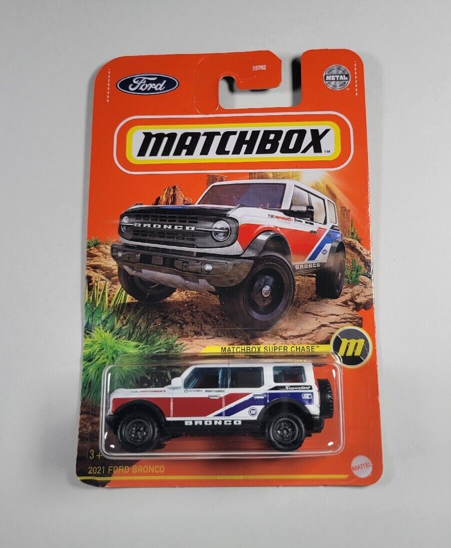 Caja de cerillas 2021 Ford Bronco Super Chase