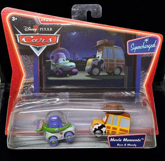 Brand New Disney Pixar Cars Supercharged Movie Moments Buzz & Woody Sealed