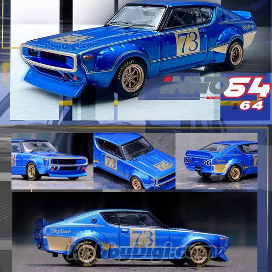 INNO64 - Nissan Skyline 2000 GT-R (KPGC110) Racing Concept Blue