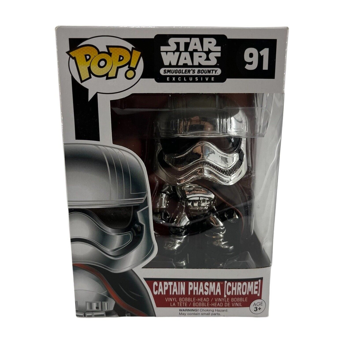 Star Wars Captain Phasma Chrome POP! Smugglers Bounty Exclusive 91