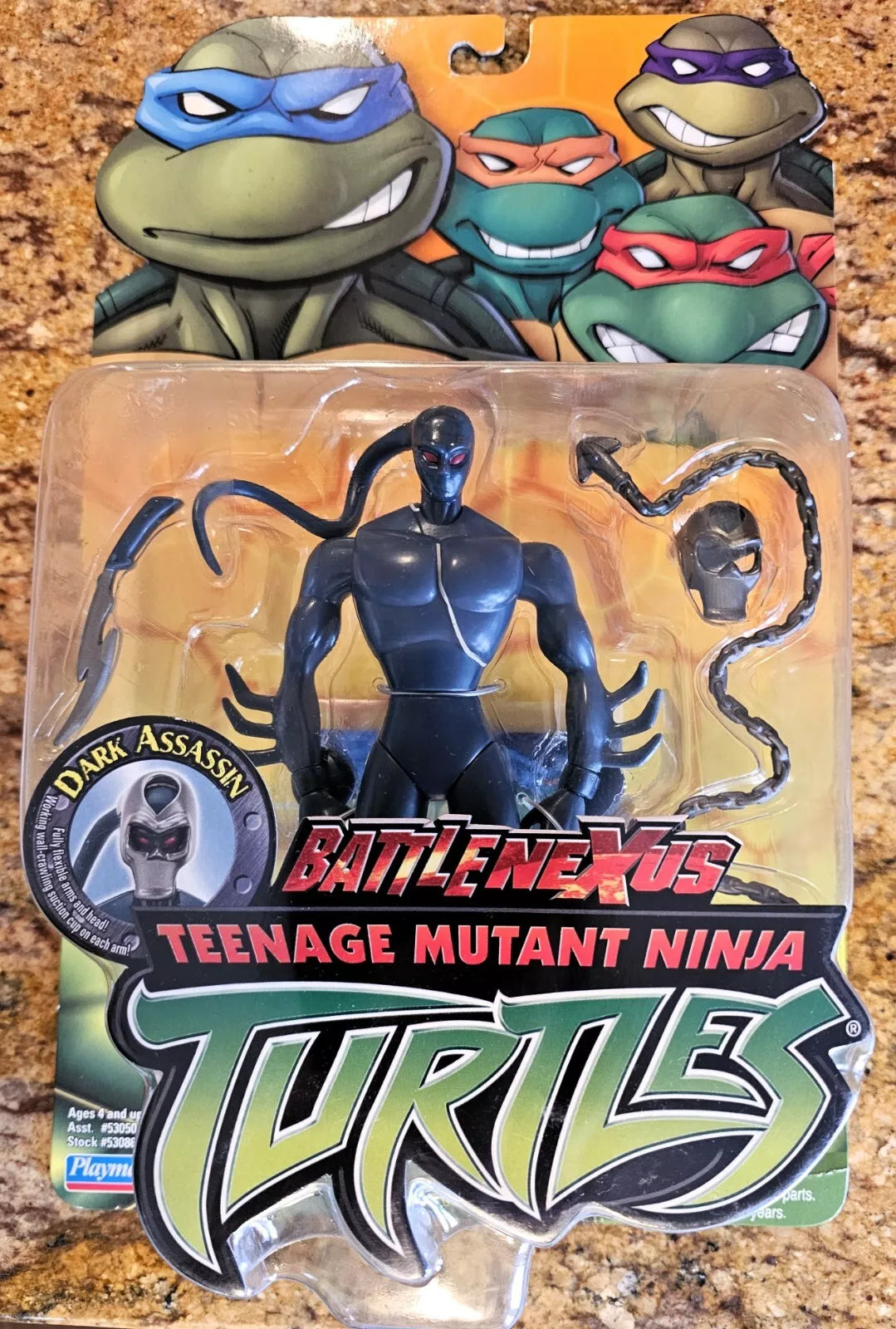 2004 Playmates TMNT Teenage Mutant Ninja Turtles Dark Assassin MOC Battle Nexus