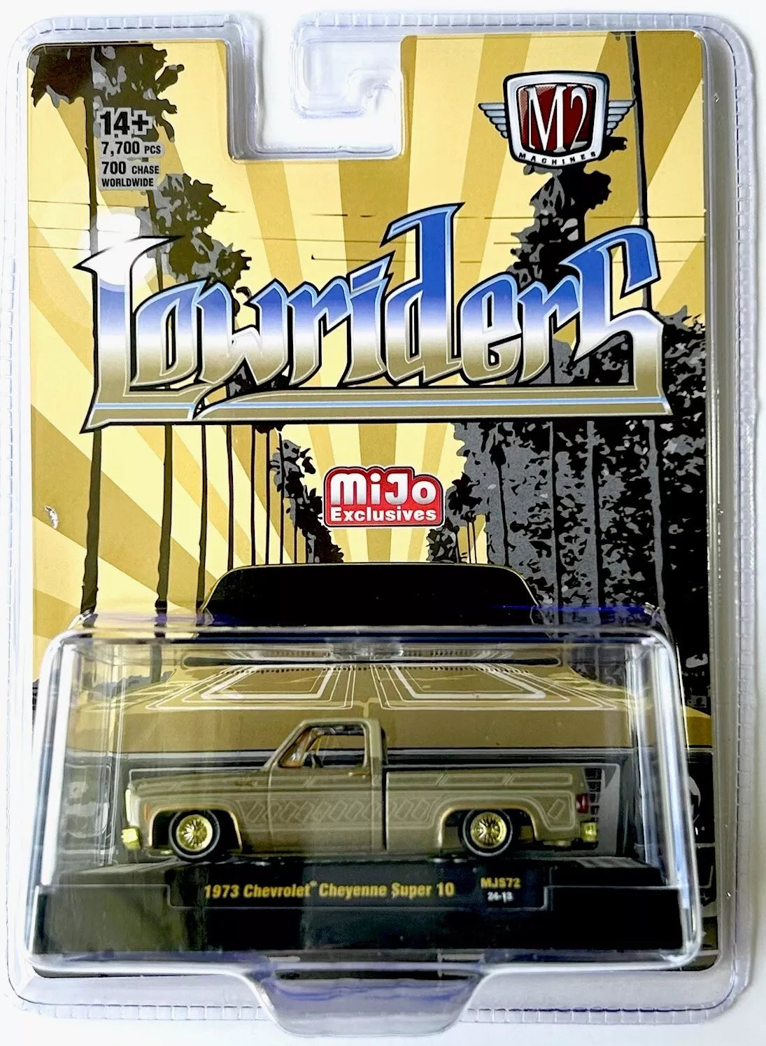 M2 MACHINES CHASE 1973 CHEVROLET CHEYENNE SUPER 10 LOWRIDERS SQUAREBODY