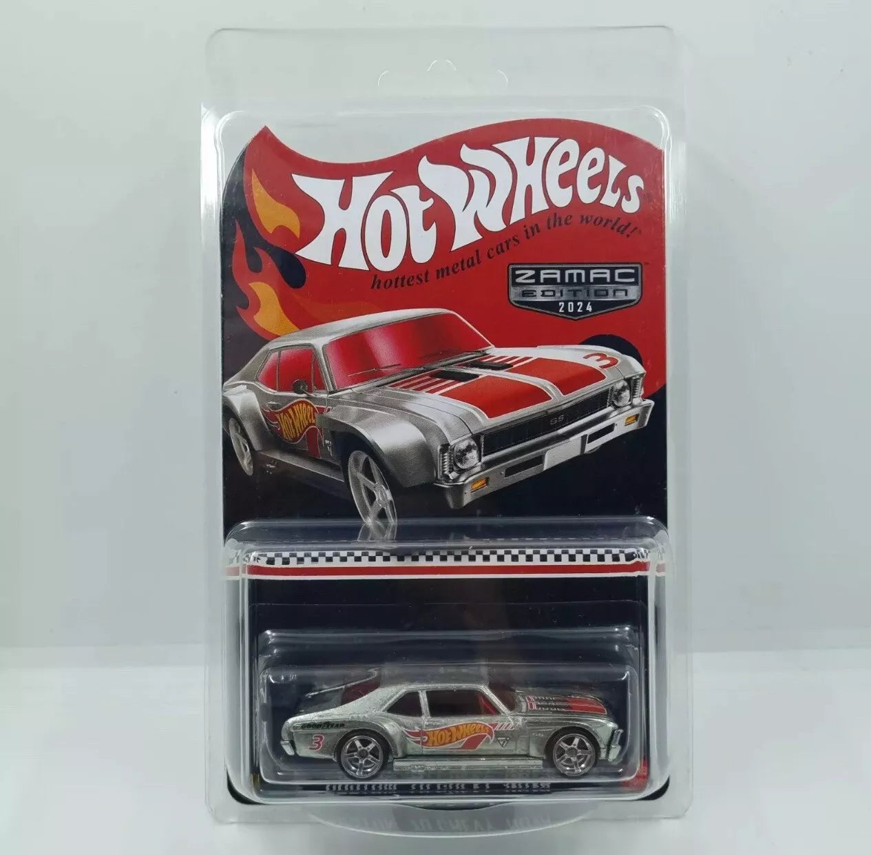 Hot Wheels New 2024 Mail In Zamac Custom 70’s Chevy Nova