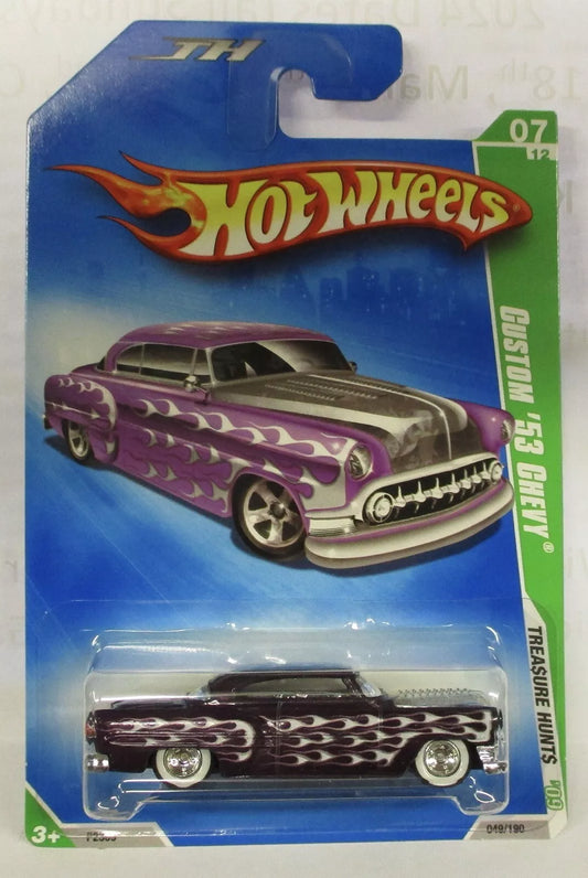 2009 HOT WHEELS SUPER TREASURE HUNT CUSTOM 1953 CHEVROLET 7/12 PURPLE