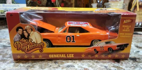 LOS DUQUES DE HAZZARD GENERAL LEE 1969 DODGE CHARGER 1:25 increíble estado.