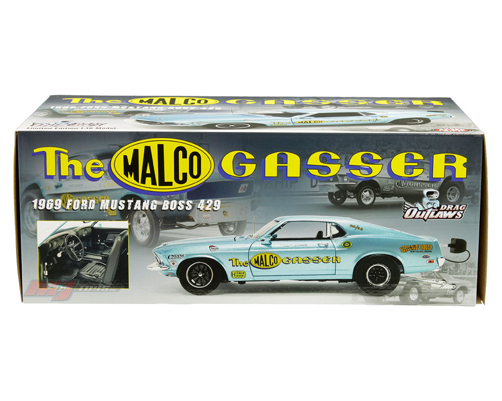 ACME 1:18 1969 Ford Mustang Boss 429 – Malco Gasser – Drag Outlaws – Limited Edition 1 of 480