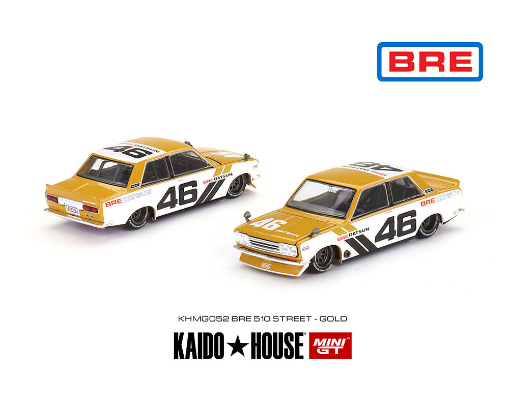 Kaido House x Mini GT 1:64 Datsun 510 Pro Street BRE V3 Edición Limitada