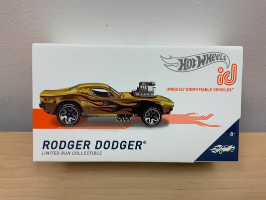 2020 Hot Wheels ID Edición limitada HW Rod Squad Series Gold Rodger Dodger MIB Leer