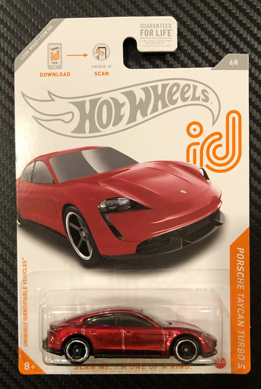 Hot Wheels Porsche Taycan Turbo S 1:64 Vehículo ID fundido a presión 6/8 Nuevo 2019