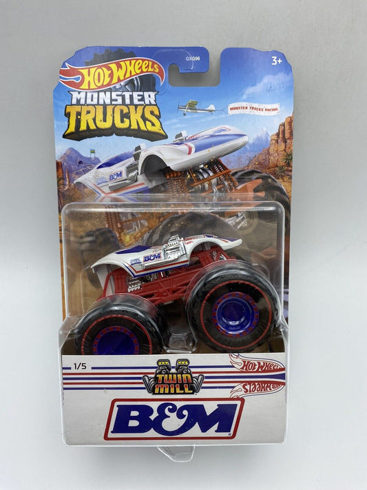 Hot Wheels Monster Trucks Racing Series Twin Mill B&M 1/5 1:64