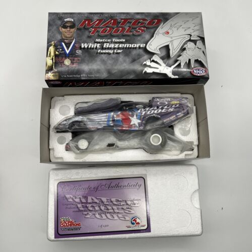 MATCO TOOLS WHIT BAZEMORE 2005 DODGE NHRA DIE CAST FUNNY CAR WB2425A 1/24